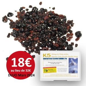 mélange K5 baies naturelles promo phytozen