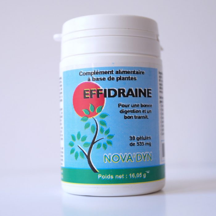 effidraine aide à la digestion et améliore le transit intestinale