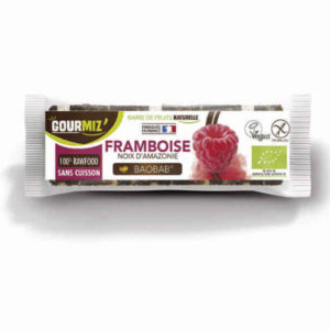 Barre fruits secs bio framboise baobab gourmiz